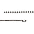 thumbnail image 2 of Gunmetal Steel 4.8mm Large Ball Chain Necklace with Extra Durable Color Protect Finish - 18 inches, 2 of 2