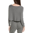 thumbnail image 2 of Honeydew womens  Intimates Sneak Peek Sweatshirt, XL, Grey, 2 of 3
