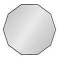 thumbnail image 3 of Kate and Laurel Deka Modern Geometric Wall Mirror, 25 x 26, Black, Decorative Etched Geometric Mirror for Wall with Starburst Shape and Contemporary Finish, 3 of 8
