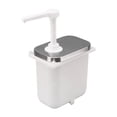 thumbnail image 4 of Rongfmy Condiment Pump Bottle Leakproof Sauce Pump Bottle for Ketchup Syrup Dressing 2.5L No Outer Box, 4 of 9