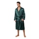 thumbnail image 1 of Bata de satén para hombre Vulcanodon ligera verde oscuro S/M, 1 of 6