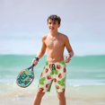thumbnail image 7 of PAYOHTO Watercolor Strawberry Boys Swim Trunks Quick Dry Beach Boardshorts for Teen Boys Bathing Suit Swimwear for Boys, 7 of 7
