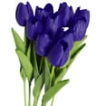 thumbnail image 2 of D-GROEE 10Pcs/Set Artificial Tulips Flowers Real Touch Arrangement Bouquet for Home Room Office Party Wedding Decoration, Excellent Gift Idea for Mothers Day, 2 of 7