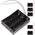 thumbnail image 1 of 6pcs Wired 3 x 3.7V AA Battery Holder Plastic Case Battery Storage Case, 1 of 8