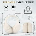 thumbnail image 4 of Warm Ear Muffs for Women Winter, Faux Fur Earmuffs Cute Foldable Fluffy Ear Warmers, Soft Warm Ear Covers for Women Men, 4 of 5