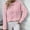 Pink, variant on Vetsdori Womens Round Collar Tops Pink Fall and Winter Pullover Long Sleeve Plain Soft Sweaters for Women Warm