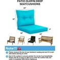 thumbnail image 4 of WINSOON 24x24 Inch Outdoor Deep Seat Cushion Set-Aruba Blue, 4 of 6