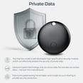 thumbnail image 3 of Air Tracker Tag (Android Only), Bluetooth Tracking Device, Item Finder Key Locator, Works with Google Find Hub, Smart Tag for Vehicle/Luggage/Wallet, No Monthly Fees Black 1 Pack, 3 of 7