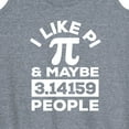 thumbnail image 3 of Instant Message - I Like Pi - Women's Racerback Tank Top, 3 of 6
