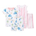 thumbnail image 1 of Paquete de 2 pijamas de algodón orgánico Burt's Bees para bebés y niñas pequeñas, 1 of 5