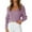 Purple, variant on VISALY V Neck Pullover Sweater Crochet Sweaters Women Casual V Neck Long Sleeve Sweaters Wrap Front Off Shoulder Knitted Crop Solid Pullover Oversized Sweatshirt Basic Tops Comfy Sweaters A One Size
