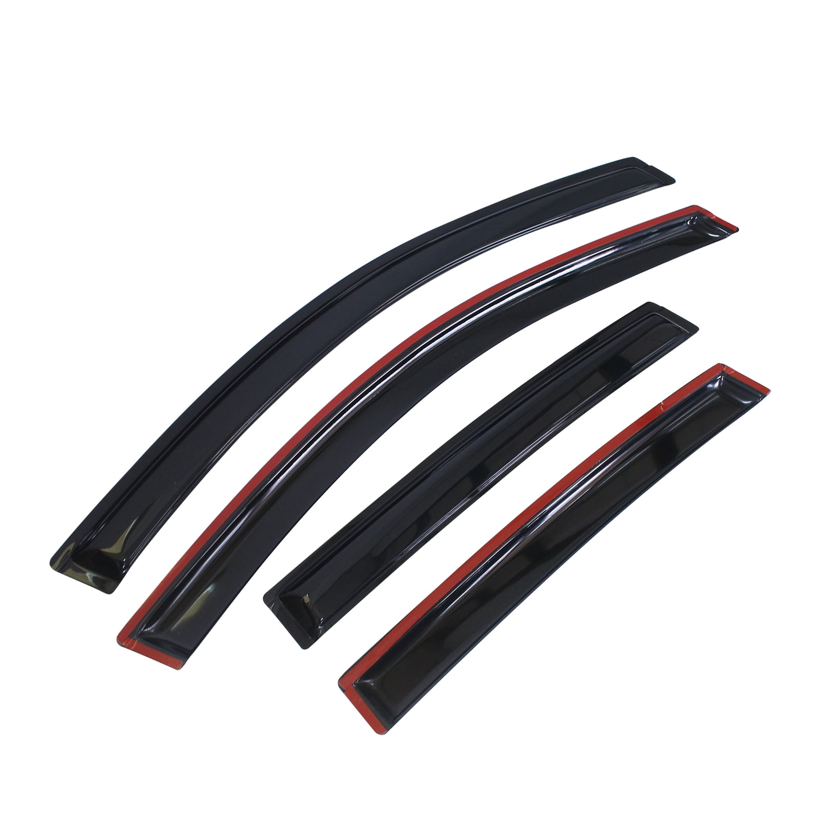 Ikon Motorsports Window Visor Fit 12-16 Honda CRV Acrylic 4Pc Outside Mount