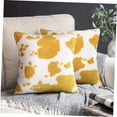 thumbnail image 6 of HONMEET Yellow Plush Cow Pillow Cover 1-Pack Soft Decorative for Sofa and Home Decor, 6 of 6
