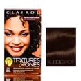 thumbnail image 1 of 2N - Dark Brown , Clairol Textures & Tones Hair Color - Designed For Women of Color Hair - Pack of 6 w/ Sleek Teasing Comb, 1 of 1