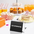 thumbnail image 2 of 20Pcs 4 x 3 Inches Mini Chalkboard Table Tent Sign Chalkboard Buffet Tags Food Label for Party Tabl, 2 of 5