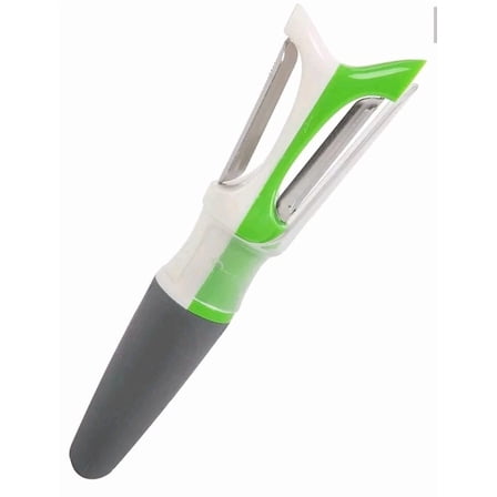 STARLIGHT- Prep Solutions Stainless Steel, Dual-Sided Produce Peeler And Blemish Remover