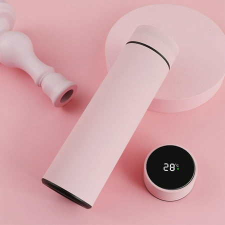 

solacol Stainless Steel Water Bottles Intelligent Thermal Cup Temperature Measurement 304 Stainless Steel Temperature Intelligent Cup Creative Water Cup Portable Cup Gift Cup