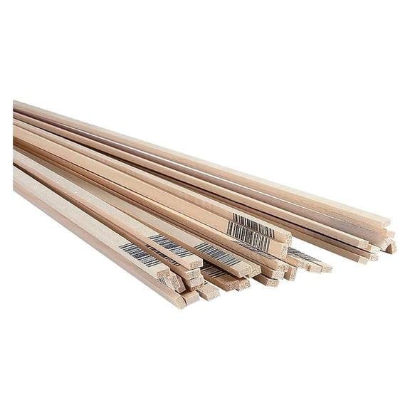Midwest Basswood Strip 1/8 x 1/4 x 24 in. (30 Pieces)30