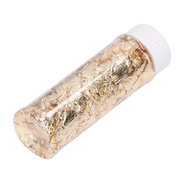 Hoja De Oro, Decoración Artesanal De Resina De Lámina De Uñas Dorada Para Construcción Para Diseño De Interiores Para Pintura