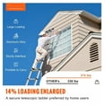 thumbnail image 2 of Telescoping Ladder 10.5 ft Aluminum Extension Ladder, Portable Multi-Purpose Step Ladder, 375lbs Capacity, ANSI Certified, 2 of 7
