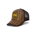 thumbnail image 2 of Chapeau de Camionneur Réglable en Paille avec Patch - Lion de Juda, 2 of 2