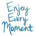 thumbnail image 1 of Wall Pops WPQ2134 Enjoy Every Moment Wall Quote, Blue, 1 of 6