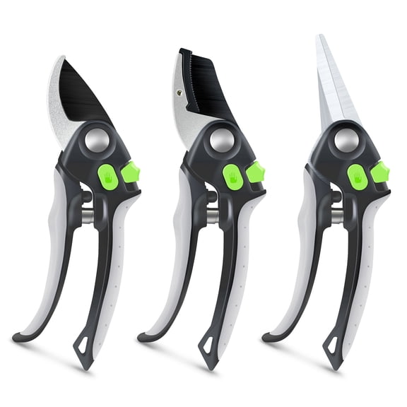 Pruning Shears for Gardening, 3pcs Professional Garden Clippers