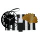 thumbnail image 2 of Reloj De Pared Decorativo De Acrílico Con Hojas De Ginkgo De Hierro Forjado, Escultura Abstracta, Decoración De Pared Para Sala De Estar, Oficina, Hotel, Comedor, Restaurante., 2 of 8