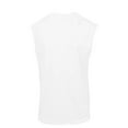thumbnail image 2 of New Morning Studios Mens Plain Sleeveless T-Shirt, 2 of 4
