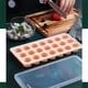 thumbnail image 4 of Molde de silicona para hacer cubitos de hielo, 21 cavidades, bandeja para molde de crema para pasteles con tapa, utensilios para hornear, redondo, rosa sidaley HA004768-04, 4 of 7