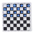 thumbnail image 1 of Chess Game, Chessboard Chessmen Small Size 1.89in King Figures  For Killing Time Blue And White,Brown And Yellow, 1 of 8