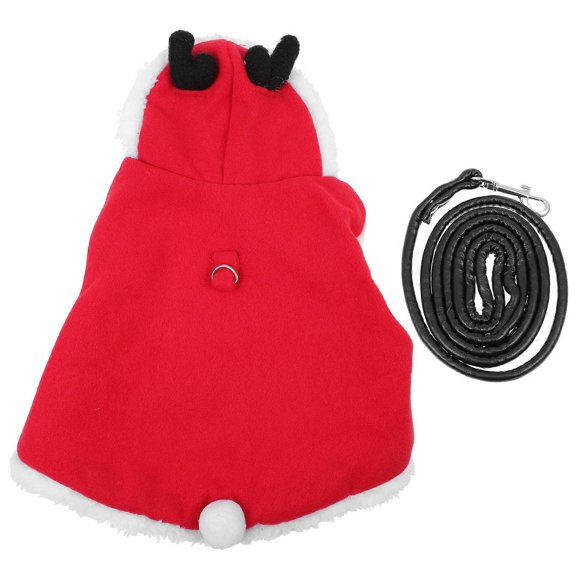 Christmas Style Pet Outfit Leash – Adorable Warm Clothing for Cute Pet Design