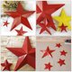 thumbnail image 2 of Decoración de pared Estrella de hierro Decoración colgante Adorno colgante de estrella roja de metal, 2 of 6