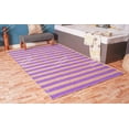 thumbnail image 4 of Chouhan Rugs Natural Jute Purple Striped Rug Bohemian Rug Decor Rug Handwoven Rug Custom Rug Decorative Rug, 4 of 8