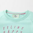 thumbnail image 2 of Esaierr Sweatshirts for Toddler Girls，girl Breathable Soft Comfortable Cotton Long Top Green, 2 of 5