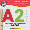 thumbnail image 3 of 209 Pcs 3" Bright Bulletin Board Letters & Numbers, Capital, Numbers, Punctuation, US Made Card Stock Punch Out Letters for Poster, Bulletin Board, Classroom - Precut, 3 of 9