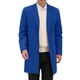thumbnail image 1 of ABRIGOS DE HOMBRE CHIC INSPIRADOS, Color Sólido, Cuello con Muesca, Abrigo Largo de Invierno S Royal Blue, 1 of 7