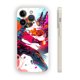 thumbnail image 1 of "Protege tu iPhone con una divertida y colorida funda plateada mate de doble capa", 1 of 4