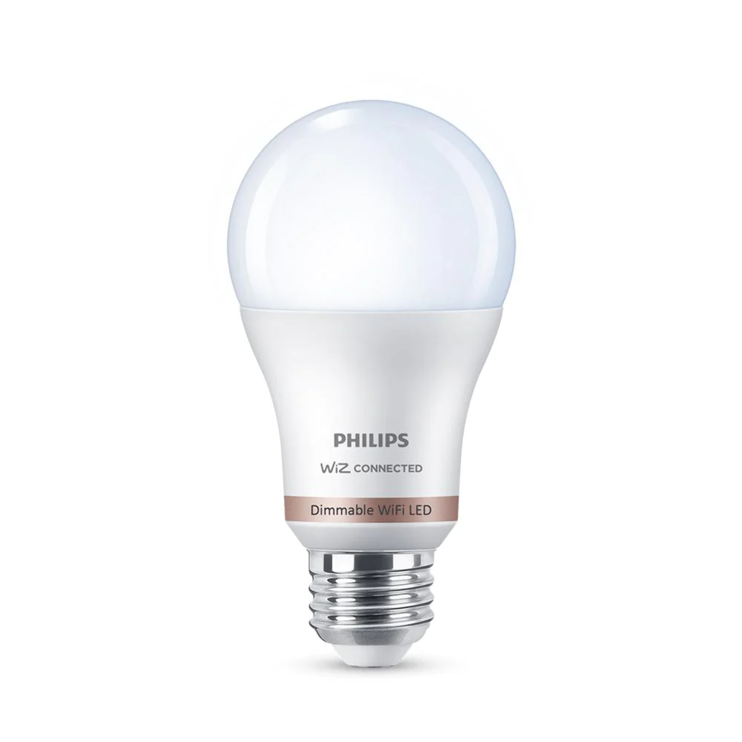 Philips 60-Watt Equivalent A19 LED Daylight (5000K) Smart Wi-Fi Light Bulb Powered by WiZ with Bluetooth (1-Pack)