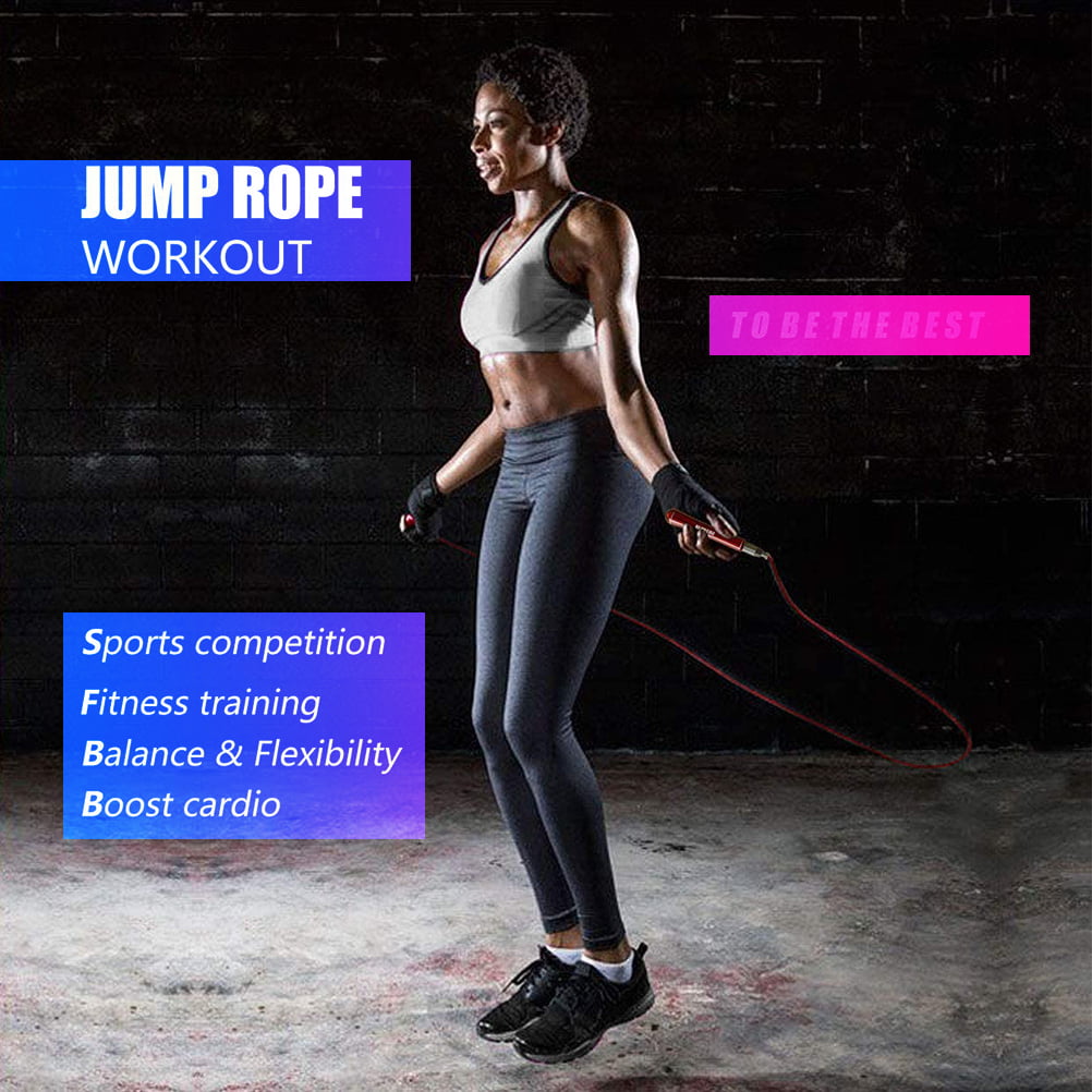 Details about   Self-Locking Speed Jump Rope Adjustable Present Exercise Fitness MMA Boxing For 
