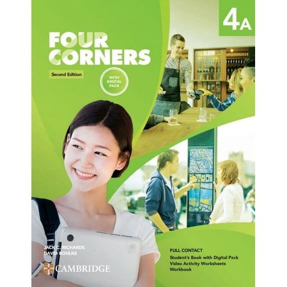 Four Corners Four Corners Level 4a Full Contact with Digital Pack, (Paperback)