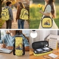 thumbnail image 2 of KUIFORTI Yellow Excavator Backpack with Lunch Box for Boys, 4Pcs Kids School Bag Set with Pencil Pouch Water Bottle Sleeve, Cool Style Bookbag for Elementary Primary Middle School, 2 of 6