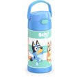 thumbnail image 4 of Thermos Kids Bouteille d'eau isolée sous vide avec paille rabattable, 355 ml, Bluey, 4 of 6
