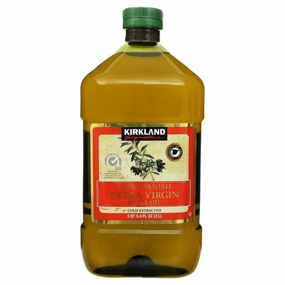 2 PACK | Kirkland Signature 100% Spanish Extra Virgin Olive Oil, 3 Liter