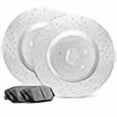 thumbnail image 3 of R1 Concepts Rear Brakes and Rotors Kit |Rear Brake Pads| Brake Rotors and Pads| Ceramic Brake Pads and Rotors |fits 2012-2020 Tesla S, 2016-2021 Tesla X, 3 of 4