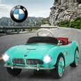 thumbnail image 3 of Patiojoy 12V Kids Ride On Car Toy BMW 507 Licensed Electric Vehicles with Remote Control Green, 3 of 7