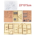 thumbnail image 2 of 1/87, de construcción, juegos de modelos de madera, juguetes de casa, montaje de casa de madera DIY para decoración de, 2 of 9