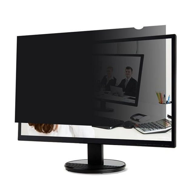 Graflsoa Filtre d'Écran d'Intimité Réversible Anti-Éblouissement pour Moniteurs de Bureau 18,5 Pouces 16:9, Protection UV, Fini Mat et Lustré, Installation Facile, Confort pour les Yeux, Haute Transmittance, Écran Foncé sous Tous les Angles.