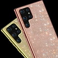 thumbnail image 4 of Compatible with Galaxy S22 Ultra Diamond Case Cute Bling Glitter Rhinestone Crystal Shiny Sparkle Protective Electroplate Plating Bumper Luxury Fashion Protection Cover for Women Grils, 4 of 13