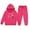 Watermelon Red, variant on Girls Fashion Long Sleeve Hooded Sweater and Pants Outfit Set for Middle Older Children Youth Apparel